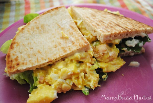 Dan's chicken salad pitas