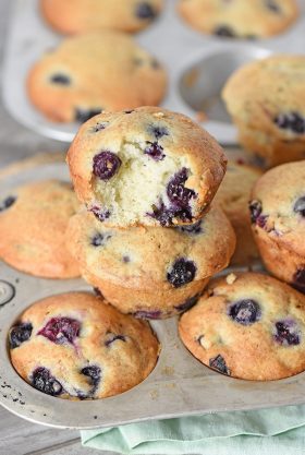 Homemade Blueberry Muffins