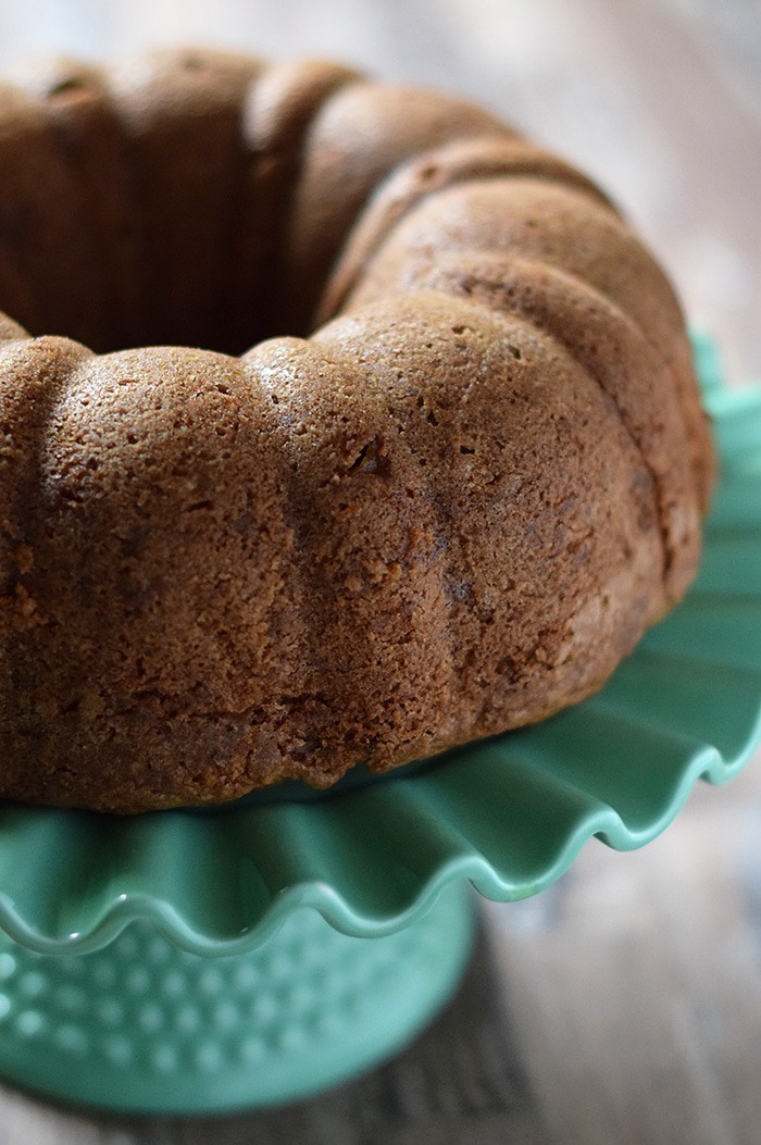 Apple Bundt Cake is a delicious cake recipe with apples, cinnamon, walnuts, and a caramel cream cheese glaze. It’s perfectly scrumptious, even without the glaze.