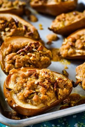 Cinnamon Stuffed Pears without Oats