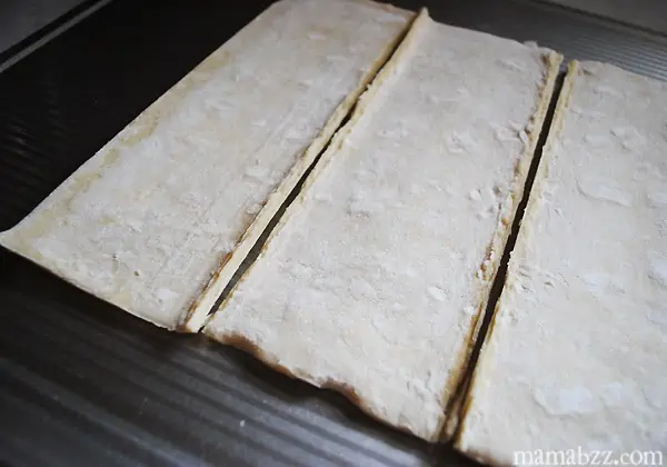 Prep puff pastry sheets