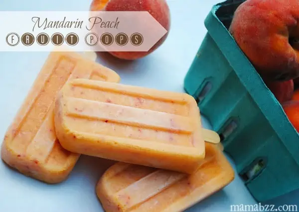 Mandarin Peach Fruit Pops