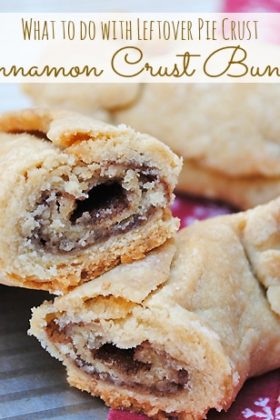 What to do with Leftover Pie Crust – Cinnamon Crust Bunches
