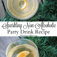 Planning a New Year’s Eve party requires party drinks. If you love a good mocktail, this sparkling non-alcoholic party drink with a touch of tangerine will have your taste buds hoppin’. Get the super easy recipe!