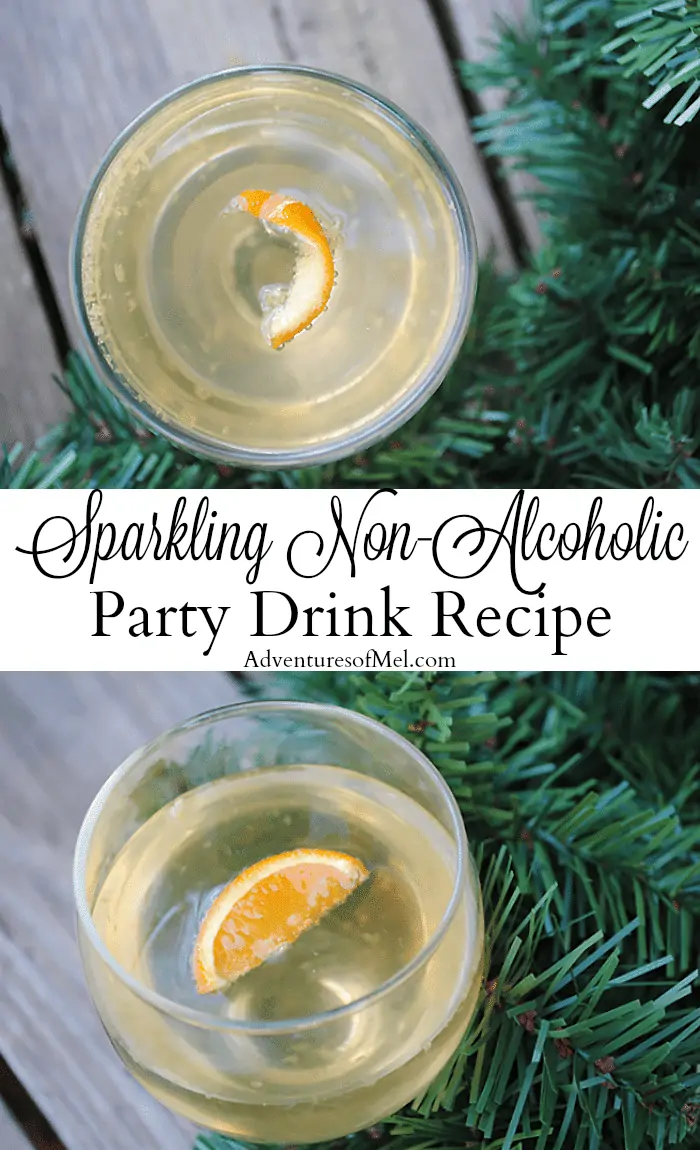 Planning a New Year’s Eve party requires party drinks. If you love a good mocktail, this sparkling non-alcoholic party drink with a touch of tangerine will have your taste buds hoppin’. Get the super easy recipe! 