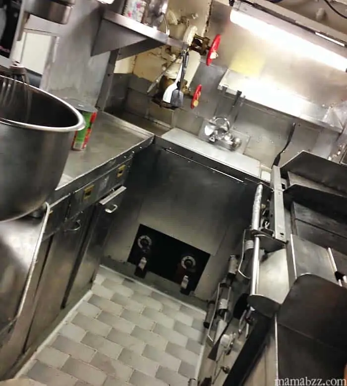 Kitchen in USS Razorback Submarine