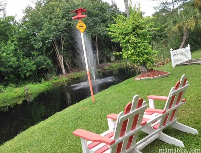 Relax with the alligators at Anchor Inn and Cottages
