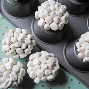 Bunny Tail Cupcake Bites make the cutest Easter treats. And they involve chocolate, so that's a win win Easter dessert right there. Print the recipe with instructions for how to make mini marshmallows look like a fluffy bunny tail.