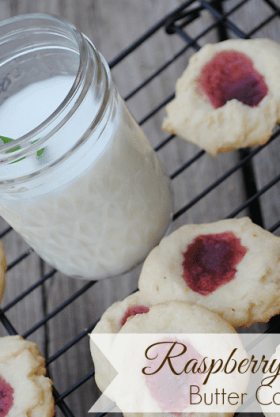 Raspberry Lemon Butter Cookies