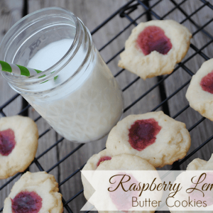 Raspberry Lemon Butter Cookies recipe from MamaBuzz
