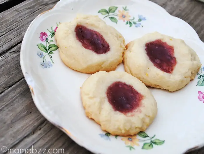 Recipe for Raspberry Lemon Butter Cookies
