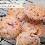Strawberry Blackberry Muffin Recipe #BrummelBrown