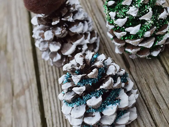 Make Christmas trees out of pinecones, using glue, pipe cleaners, and all sorts of festive embellishments. A pinecone Christmas tree is a great little holiday craft for kids. They also make the cutest, most memorable decorations.