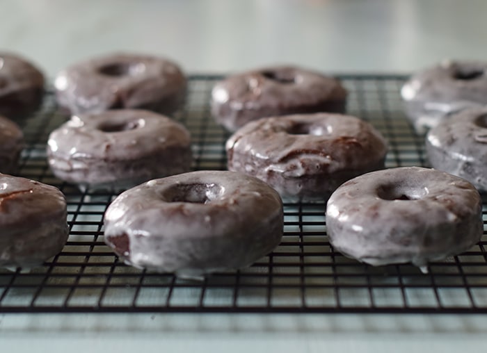 When it comes to breakfast ideas, sometimes sweet breakfast ideas, like donuts, fit the bill. Want chocolate donuts with a donut recipe that’s easy to make? Heck yeah! Grab the recipe for chocolate glazed donuts. These tasty treats definitely disappeared in a hurry with our boys. Yum!
