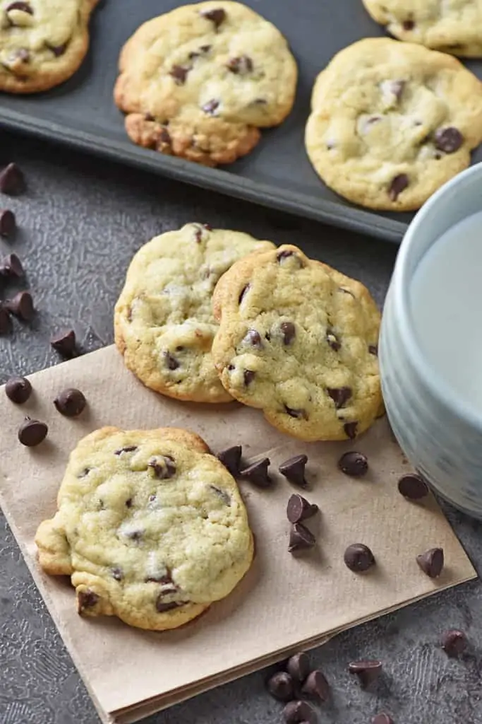 chewy chocolate chip cookies from scratch