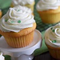 Jello cake (or poke cake) has always been one of my favorites. Learn how to make Lime Vanilla Poke Cake Cupcakes with buttercream frosting. These scrumptious cupcakes bring just a hint of green for a festive St Patricks Day or any day really.