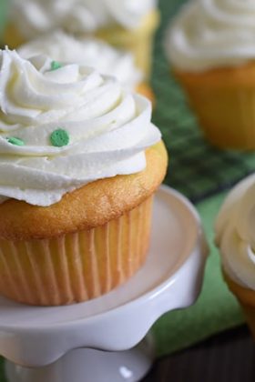 Lime Vanilla Poke Cake Cupcakes Recipe