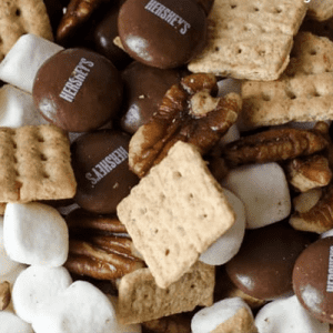 Hershey's S'more trail mix with mini marshmallows