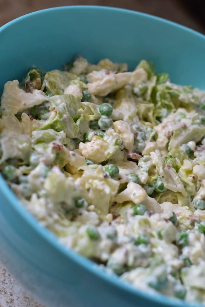 Layered Salad is the perfect salad recipe for family get-togethers, parties, or that next barbecue. You can add whatever types of layers you want, whether it’s cauliflower, peas, lettuce, bacon, or whatever else your heart desires.
