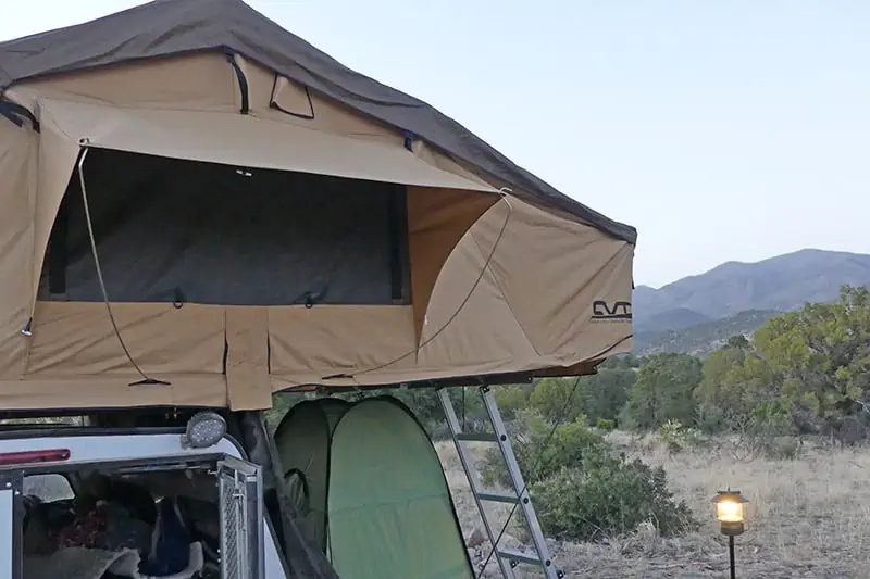 what is dispersed camping more than camping in a rooftop tent in the mountains of New Mexico