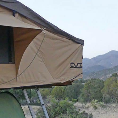 CVT rooftop tent in mountains of New Mexico