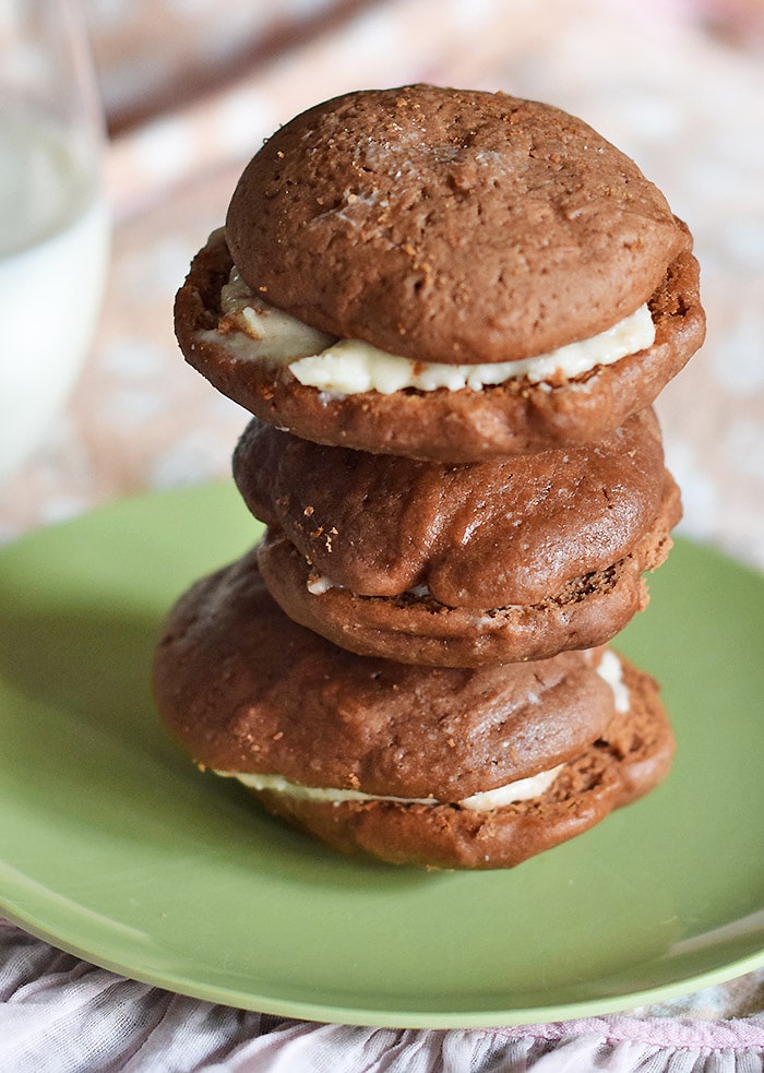Grandma’s chocolate sandwich cookies are a family recipe that have been in our family for generations. Heirloom recipes are something to treasure and cherish, the entire goal of Project STIR. Grab the recipe and learn more about this project to preserve family recipes around the world.