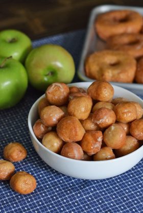 Caramel Apple Donut Holes