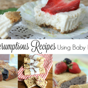 Before you throw it out, here are a few scrumptious ideas for what to do with all of that nutritious leftover baby food, including recipes for muffins, breads, bite-sized treats, snacks for kids, and more.