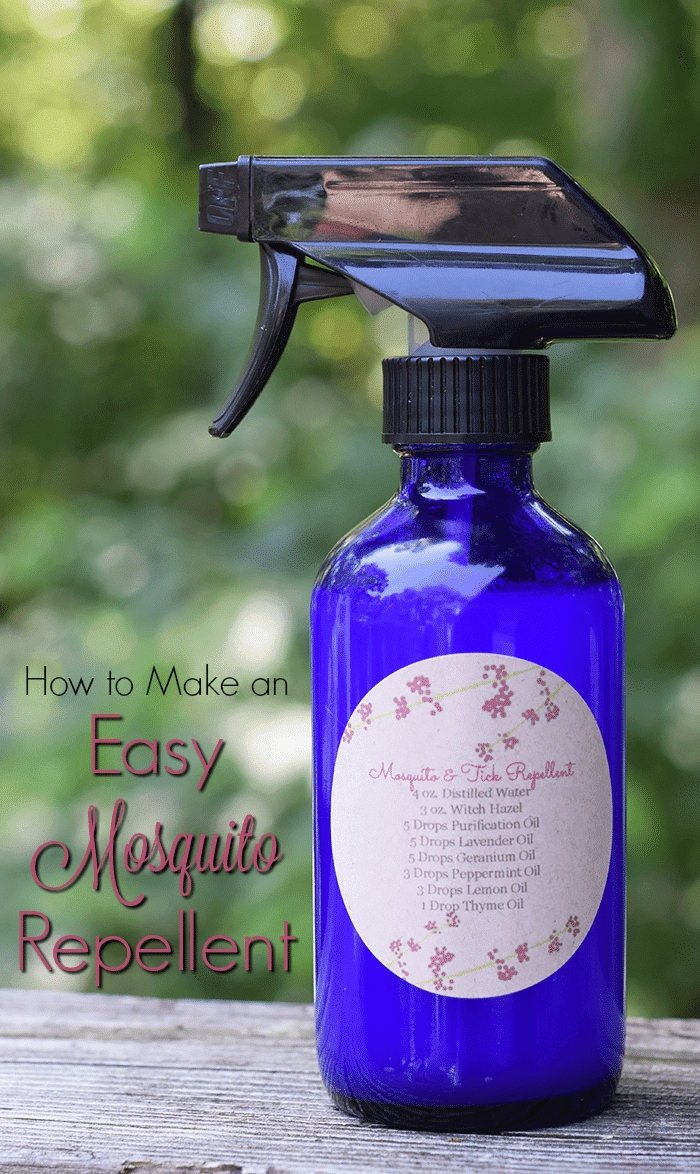 We have so many mosquitoes the minute we step into our backyard. I’m so excited to finally have a homemade DIY mosquito and tick repellent spray that actually works, and it smells great too!