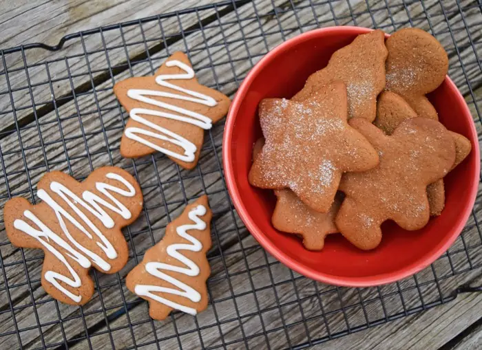 Baking cookies together is one of our family's favorite Christmas traditions. Grab the ingredients, a few decorations, and your family, and make Chewy Gingerbread Cookies together. They're scrumptious classic holiday treats inspired by a vintage cookbook.