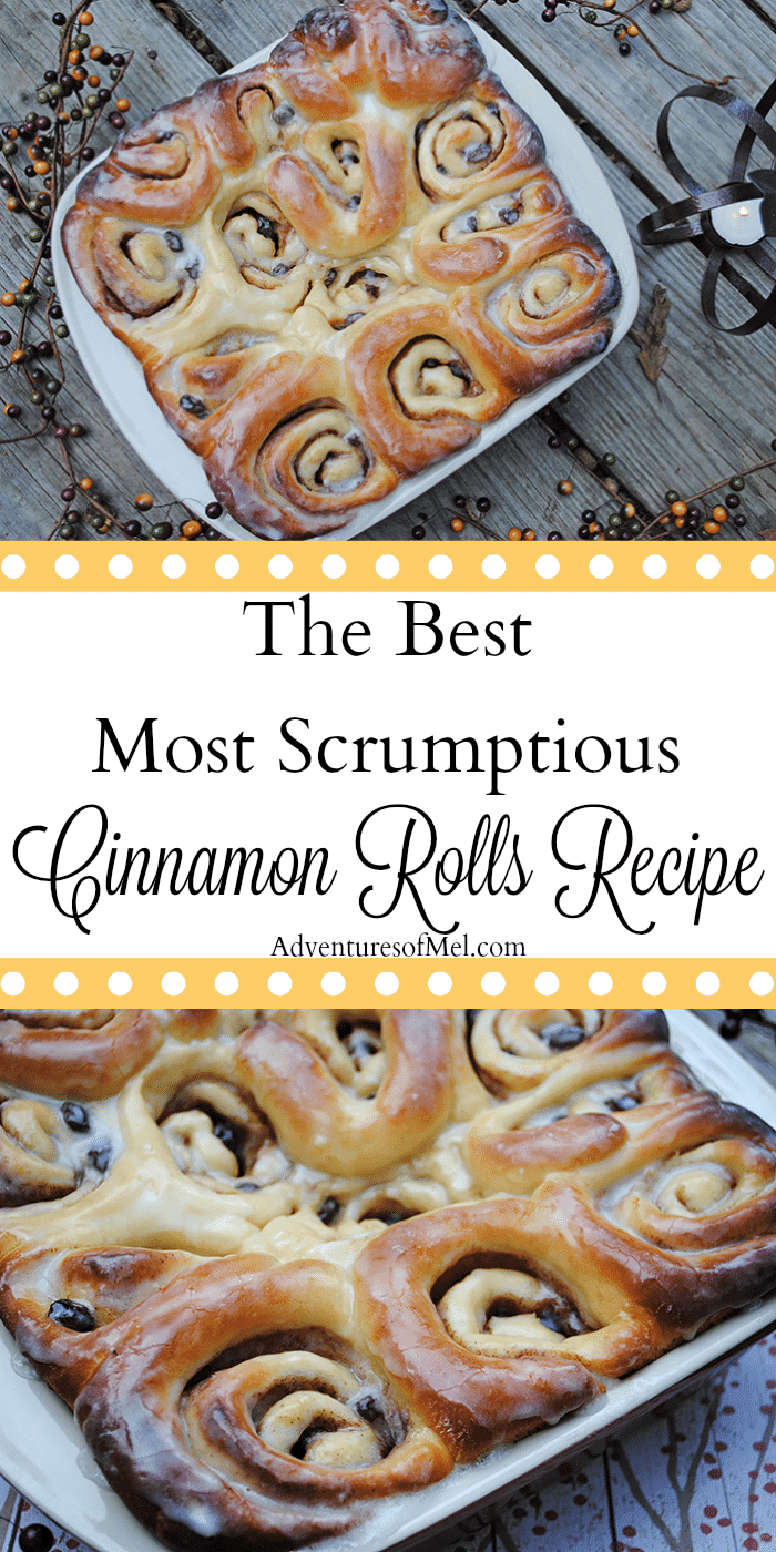 Cozy up with the best most scrumptious cinnamon rolls recipe ever! My mom taught me how to make these cinnamon rolls. This recipe also happens to be my grandma's bread rolls recipe with just a few extra steps added to make cinnamon rolls. Homemade cinnamon rolls make the perfect breakfast treat, especially on a cold day when it's nice and warm inside.