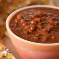 Chilly nights call for a nice hot bowl of homemade chili to warm your heart and soul. Print an easy Instant Pot chili recipe! Best served with cornbread and a dollop of sour cream.