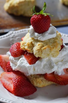 Old-Fashioned Strawberry Shortcake with Grandma's Biscuits