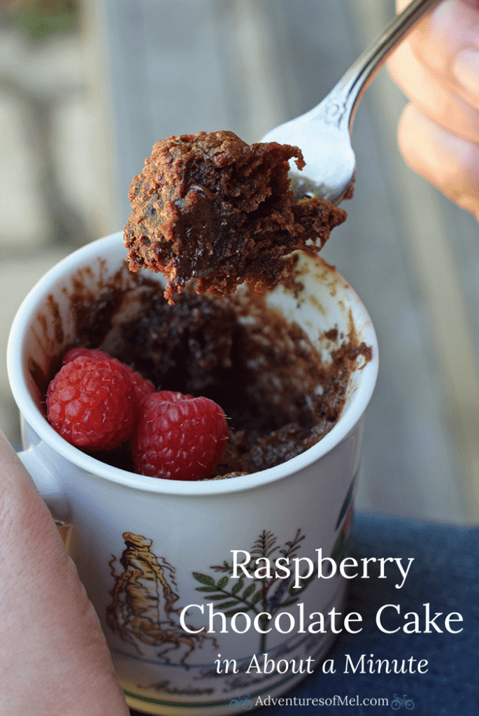 Simple and Easy Raspberry Chocolate Cake in About a Minute