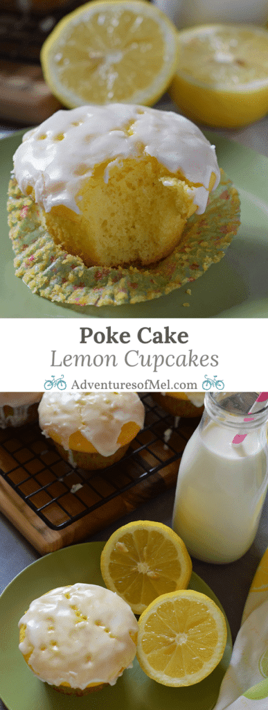 One of my family's favorite desserts is lemon cake. Transform lemon cake into the most scrumptious poke cake lemon cupcakes, topped with a thin, slightly crispy, sweet but tarty lemon icing. Such a delicious and easy dessert recipe!