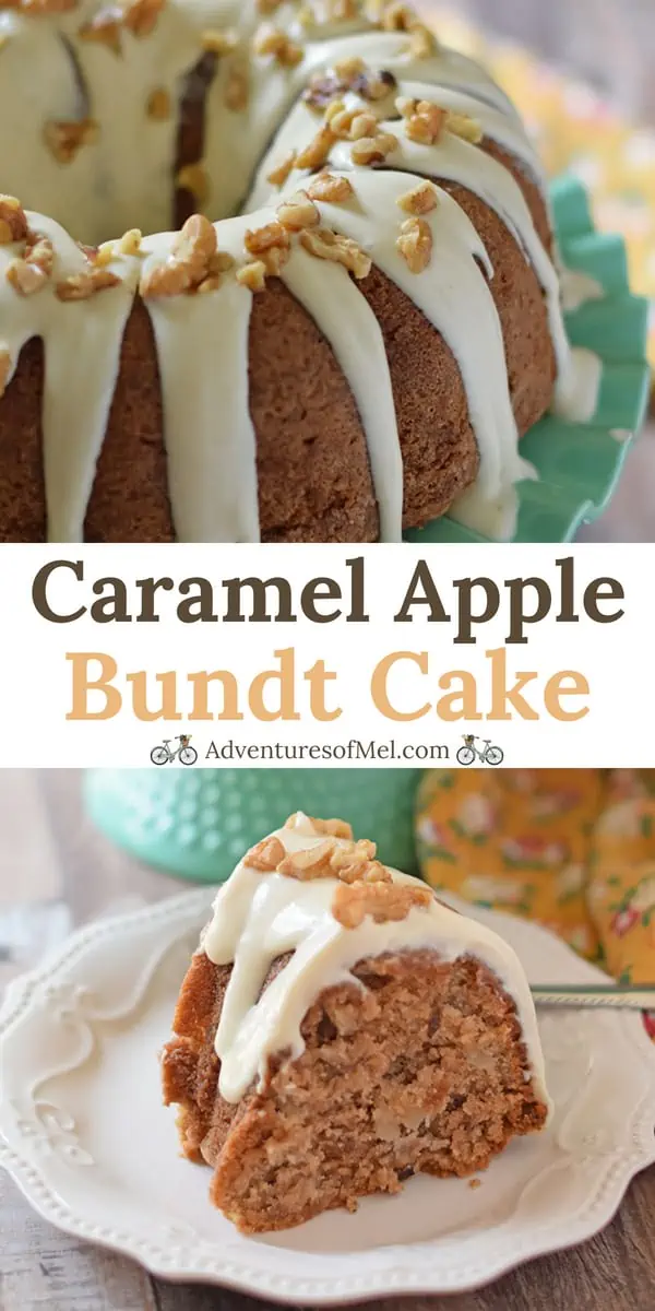 Apple Bundt Cake with Caramel Cream Cheese Glaze Recipe
