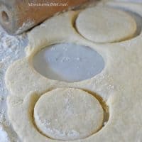 How to make Grandma’s recipe for easy homemade biscuits from scratch. Roll them out or drop them right in the baking dish to bake.