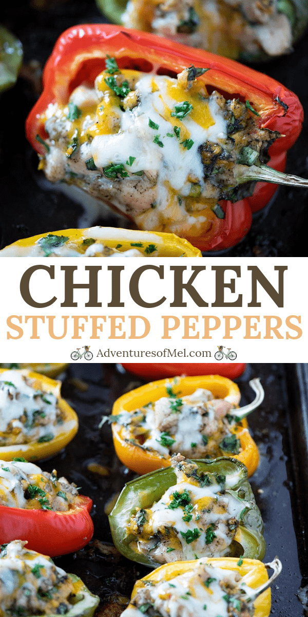 Spinach and Chicken Stuffed Peppers Recipe