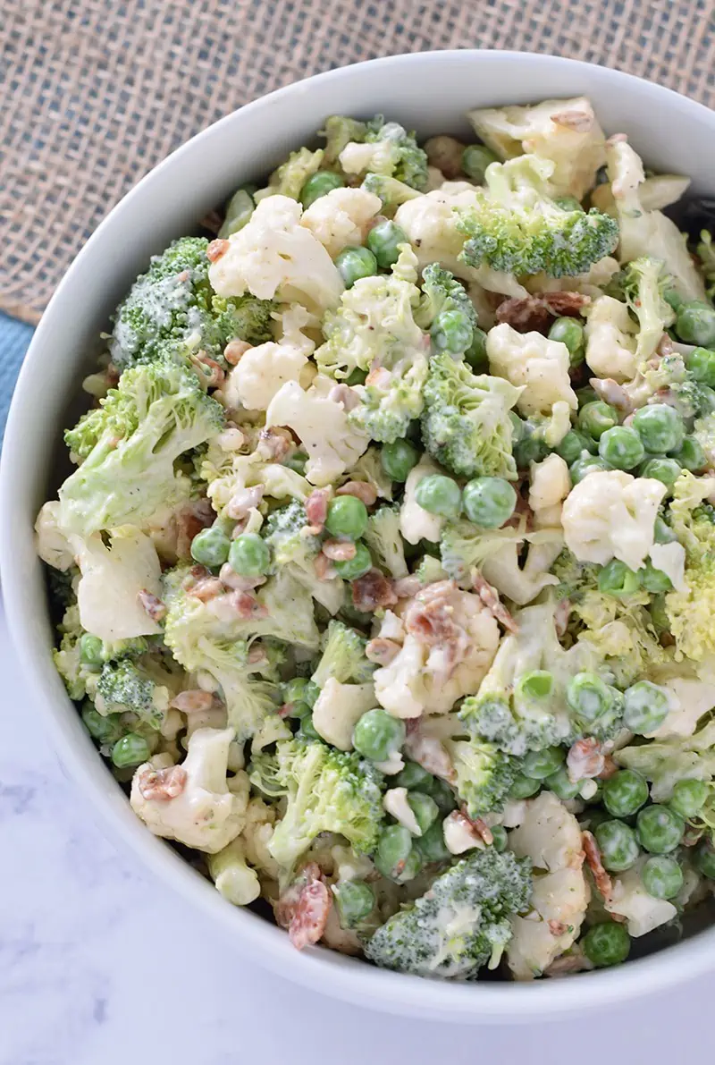 Easy Broccoli Salad has always been one of my favorite side dish salads at family gatherings. Filled with delicious ingredients, including bacon!