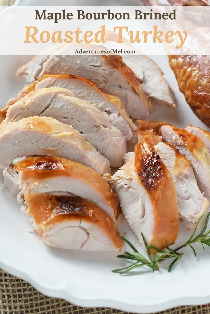 How to make the most delicious moist turkey you’ve ever had… Maple Bourbon Brined Roasted Turkey. Hands down my favorite turkey recipe. 
