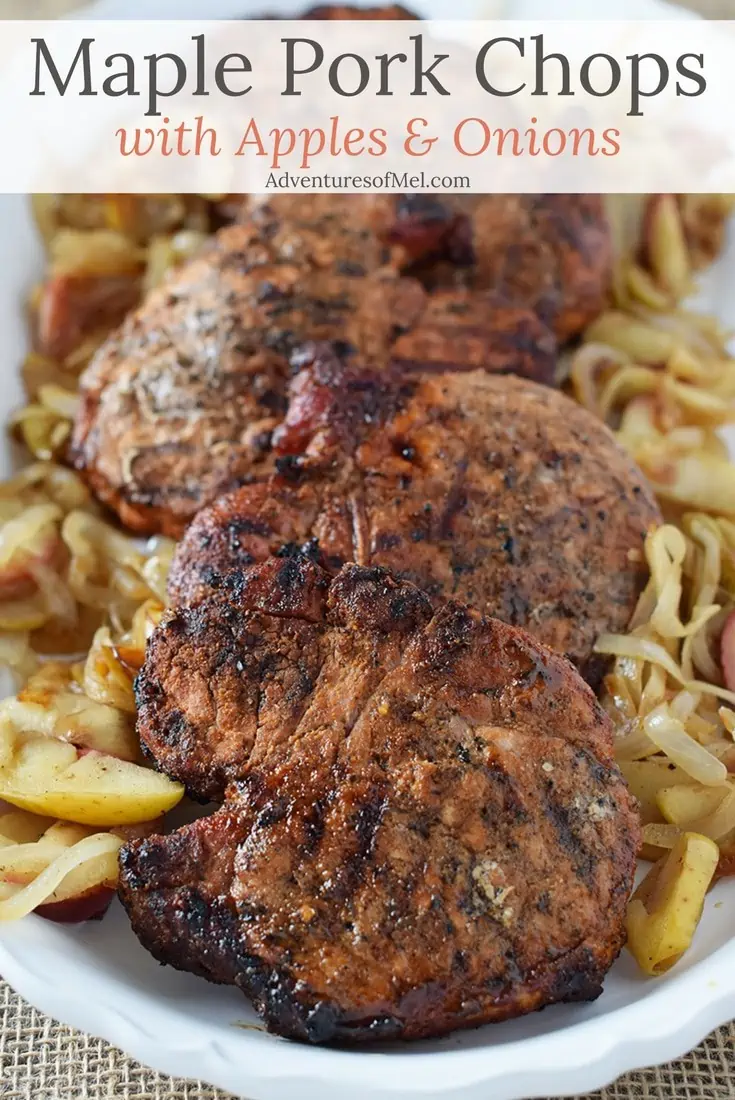 Looking for delicious dinner ideas? How to make Maple Pork Chops with Apples and Onions.