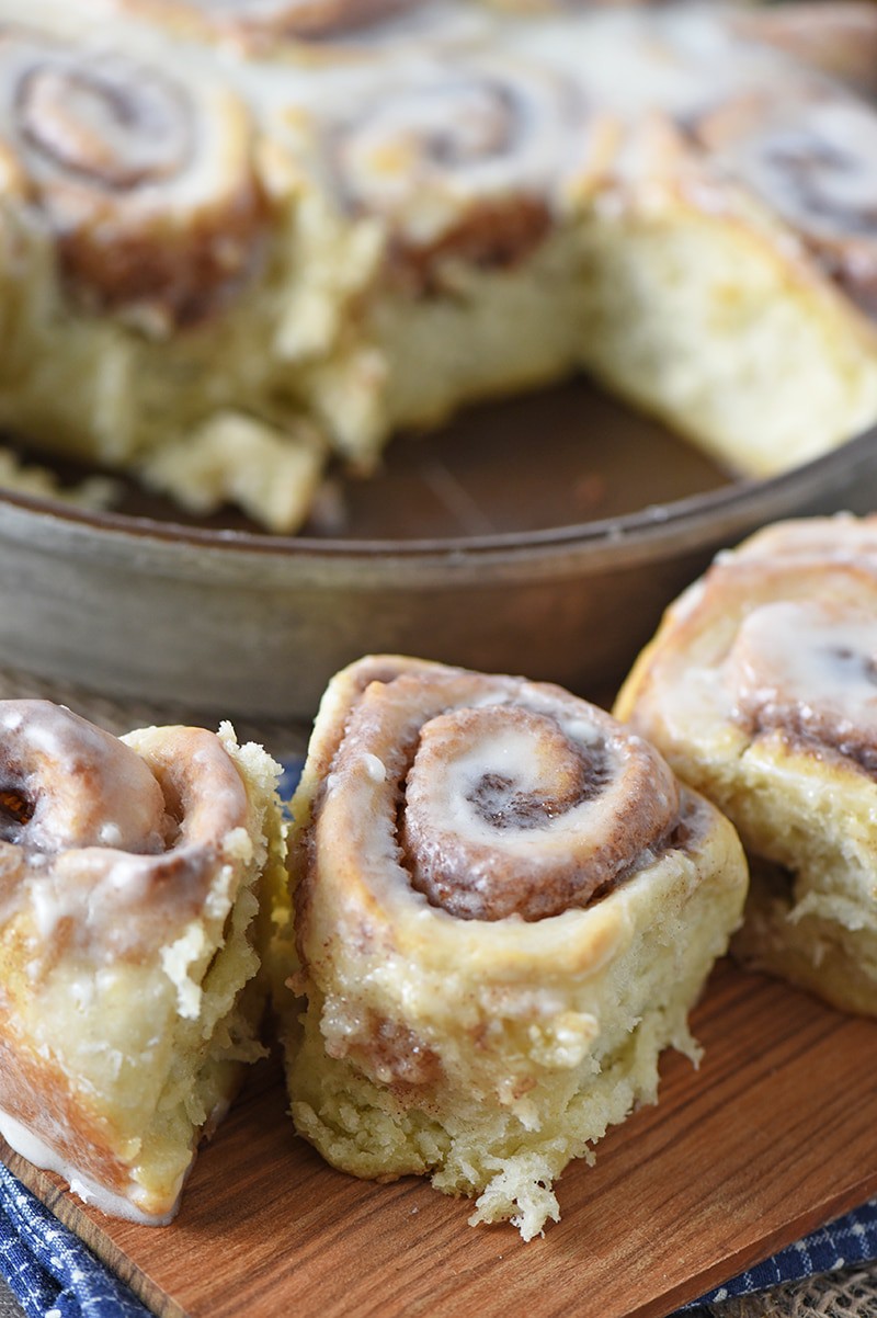 Irresistible, ooey gooey Biscuit Cinnamon Rolls that are just as fluffy as traditional cinnamon rolls. No rise, no yeast, no wait time, and they’re so delicious!