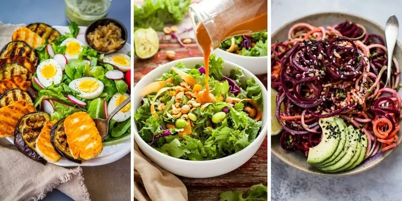 Meatless Colorful Salads