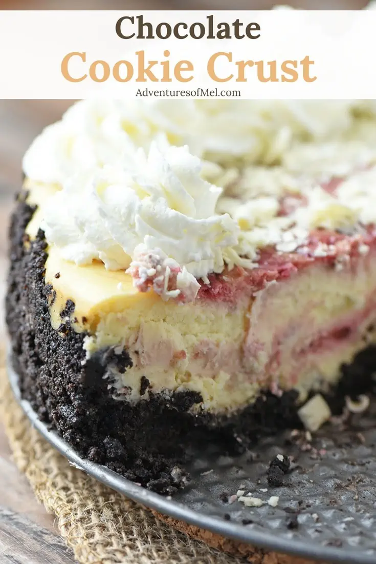Chocolate Cookie Crust, perfect for cheesecake