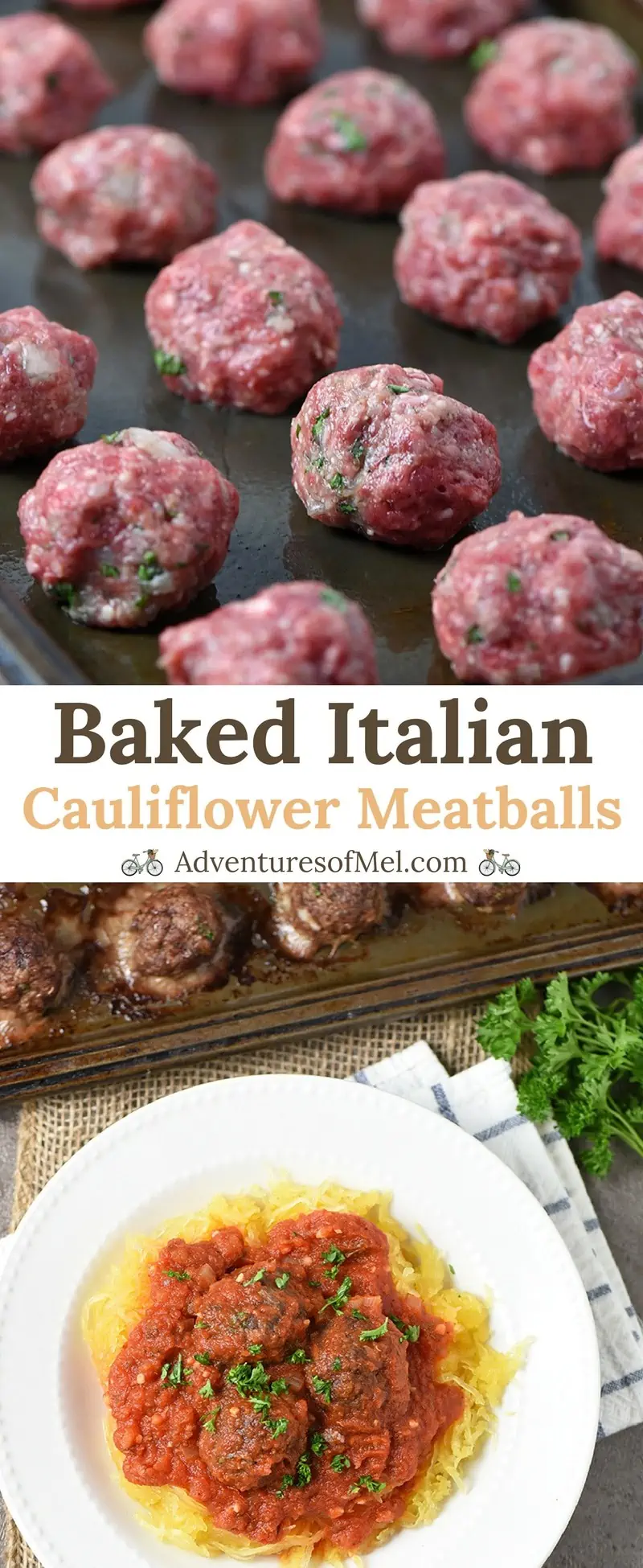 Baked Italian Cauliflower Meatballs Recipe