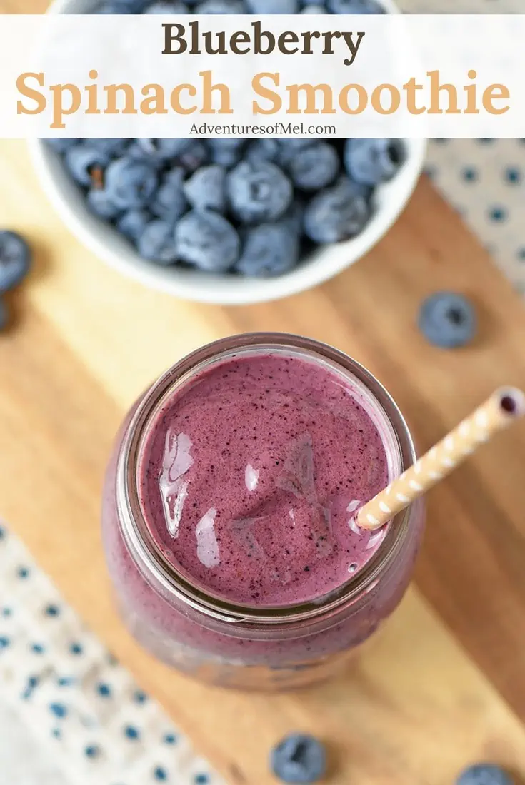 Blueberry Spinach Smoothie from above