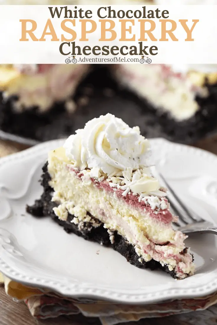 Heavenly slice of Olive Garden White Chocolate Raspberry Cheesecake