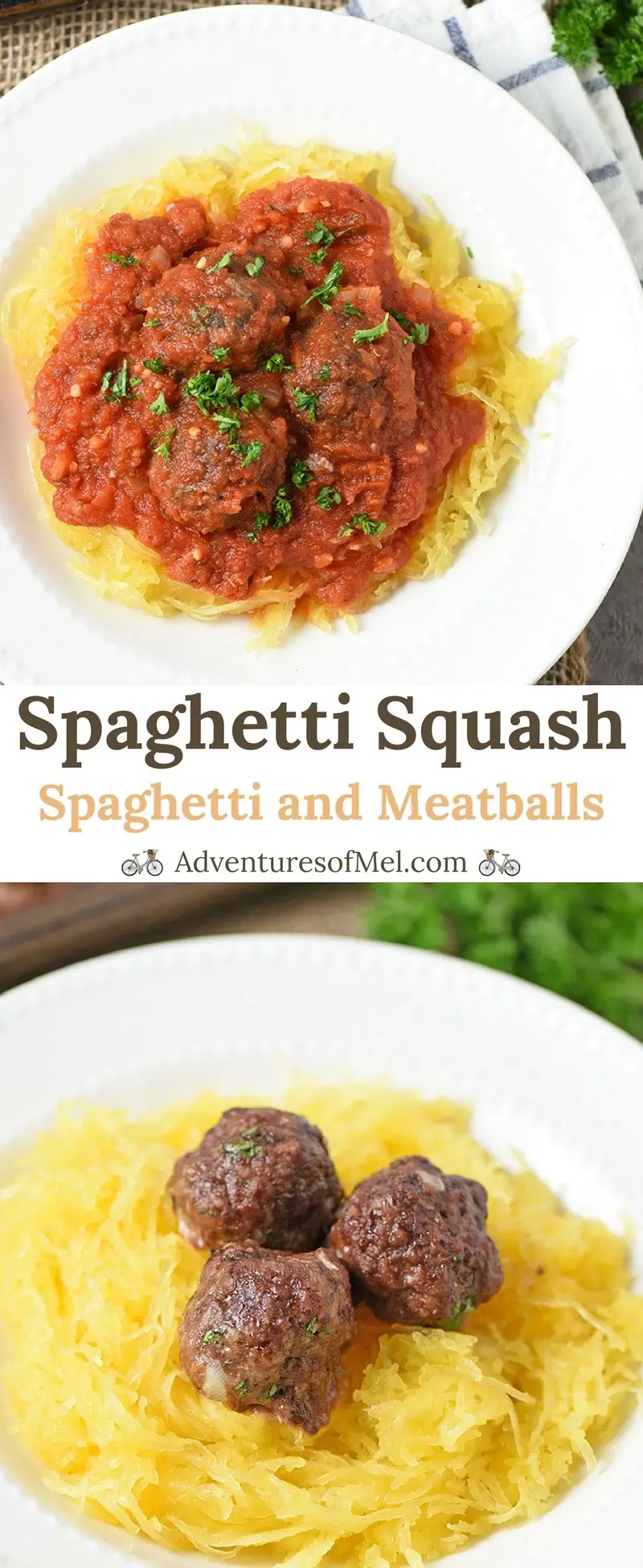 Spaghetti Squash and Meatballs Easy Recipe