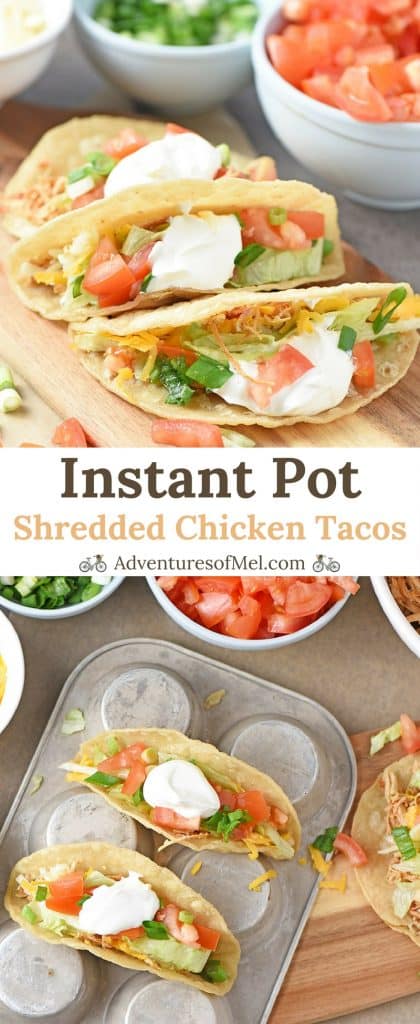 Instant Pot Shredded Chicken Tacos