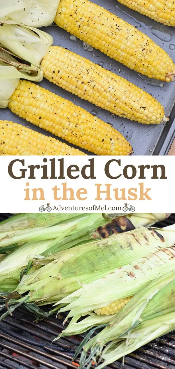 Grilled Corn in the Husk with Honey Butter